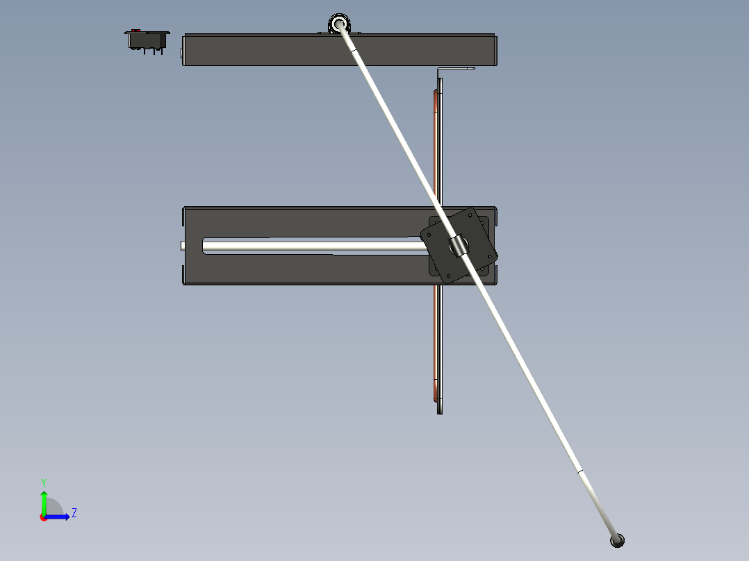 B3003554-真空成型机左视图