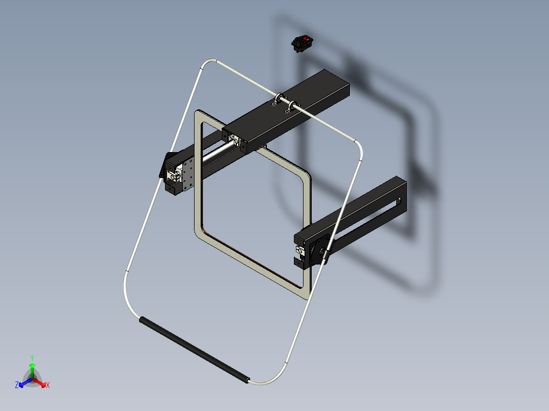 B3003554-真空成型机正等轴测图