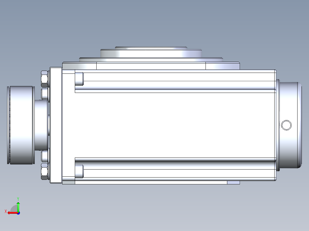 RU110DA意米精密分割器后视图