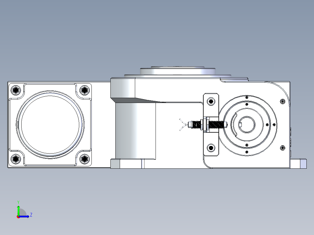 RU110DA意米精密分割器左视图