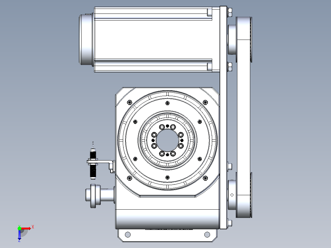 RU110DA意米精密分割器俯视图