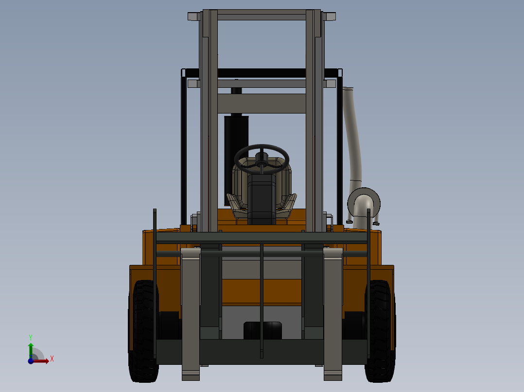 叉车、 叉车 SW(11)前视图