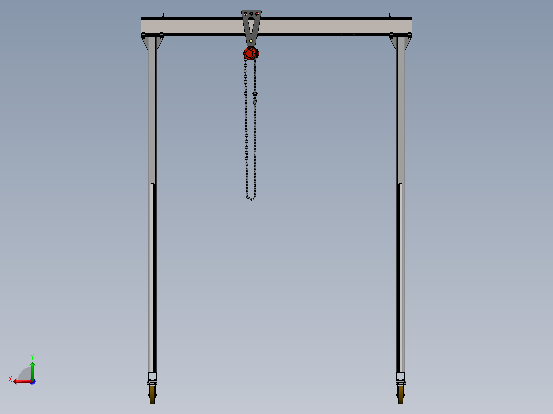 龙门架(33)后视图