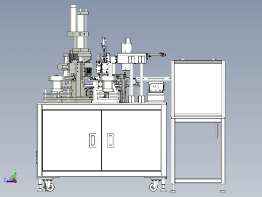 电磁阀组装自动机右视缩略图