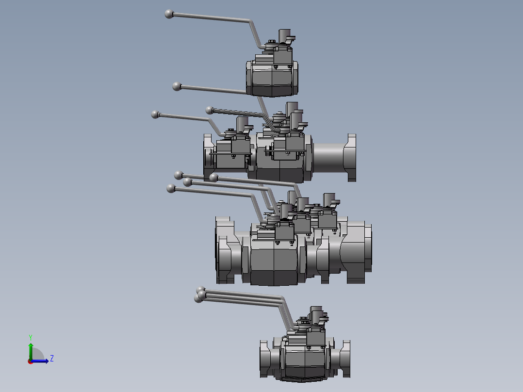 11款KHM-50精密球阀左视图