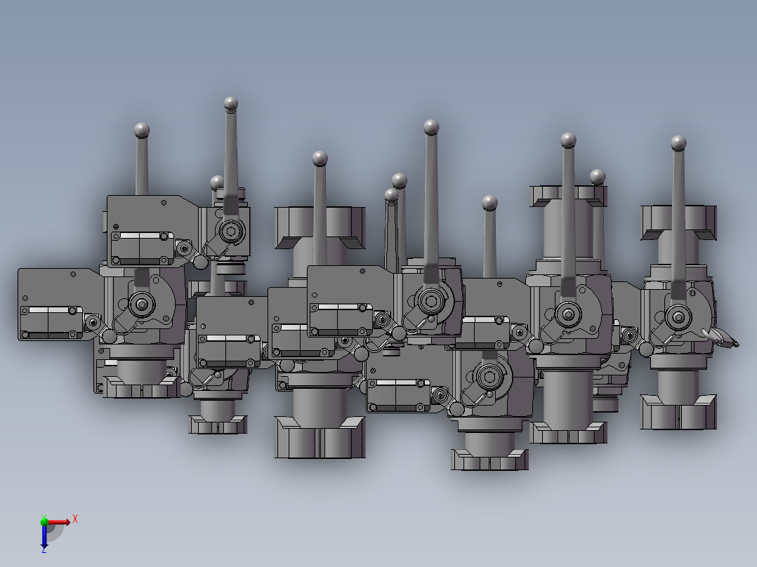 11款KHM-50精密球阀俯视图