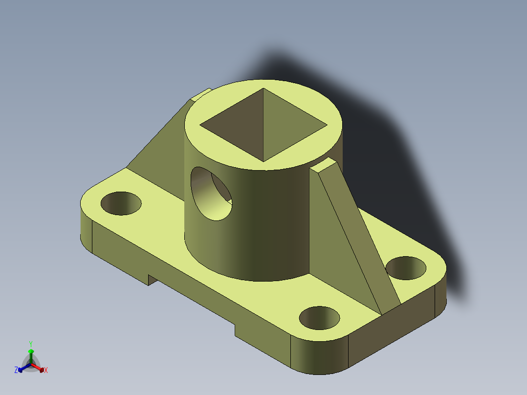 008-SW16练习题正等轴测图