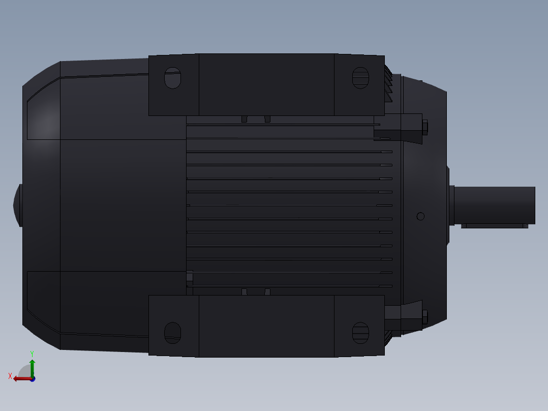 电机西门子1LE0102-0DB32-0AA4后视图