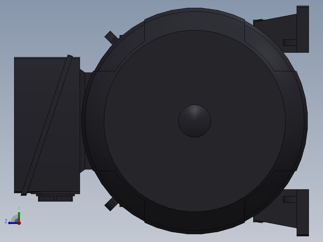 电机西门子1LE0102-0DB32-0AA4右视图