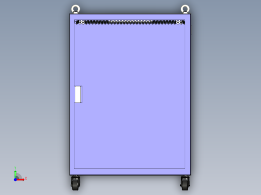 16UAE小型网络机柜前视缩略图