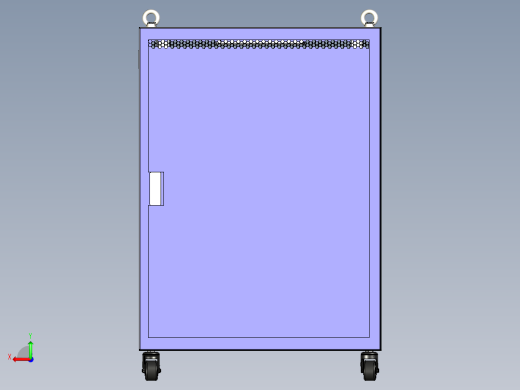 16UAE小型网络机柜后视缩略图