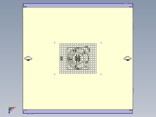 16UAE小型网络机柜俯视缩略图