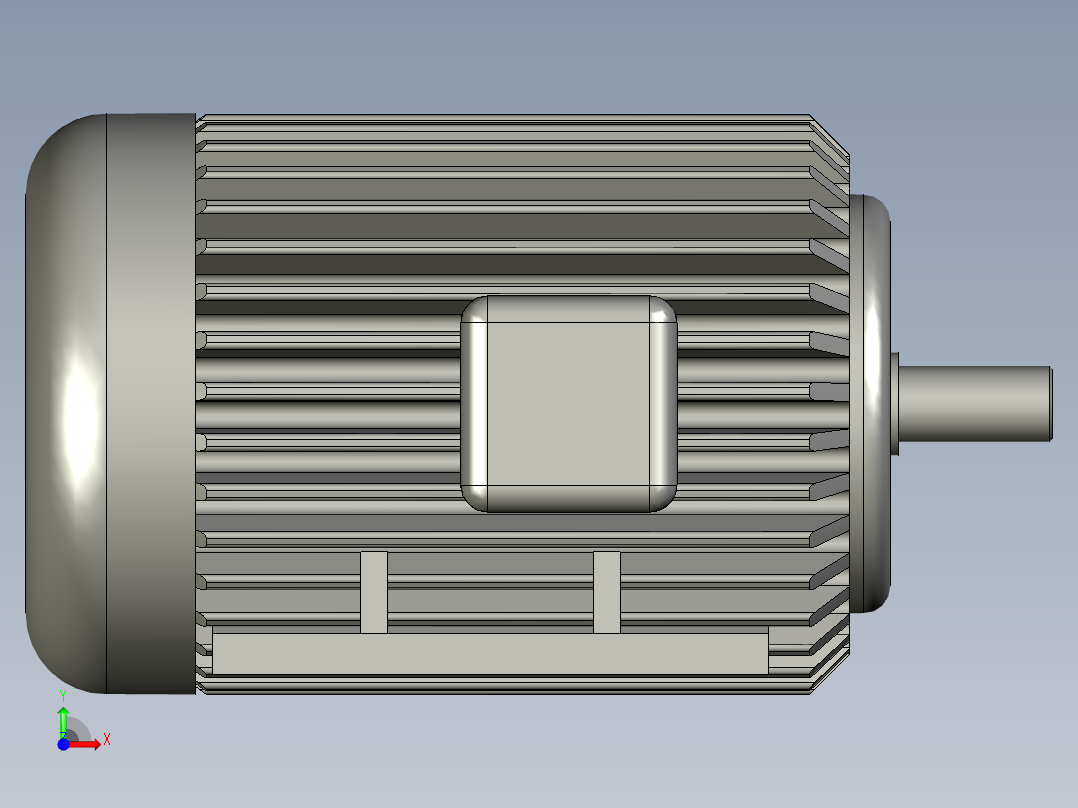Y100L-11-8调速电机前视图