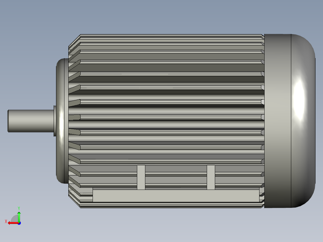Y100L-11-8调速电机后视图
