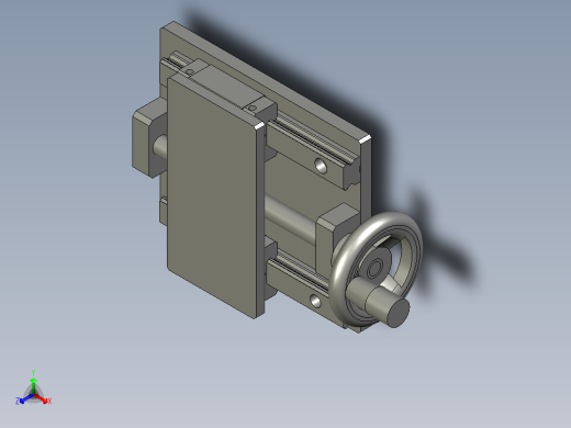 侧上下移动机构