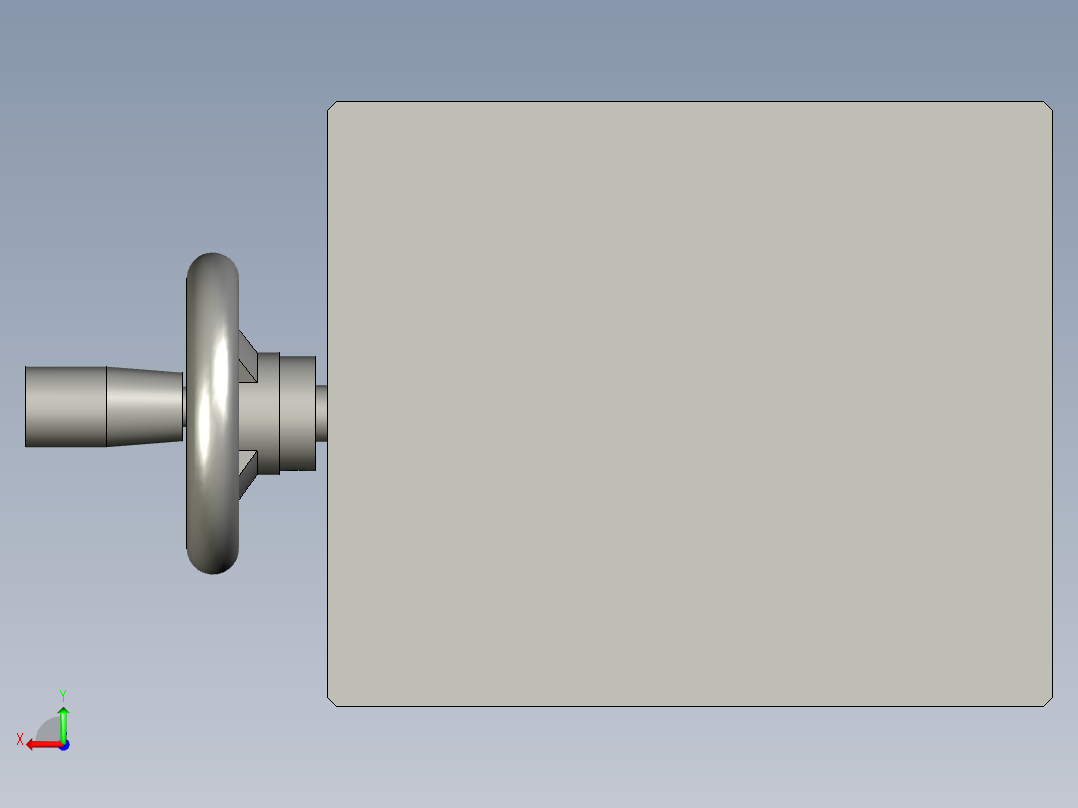 侧上下移动机构后视图
