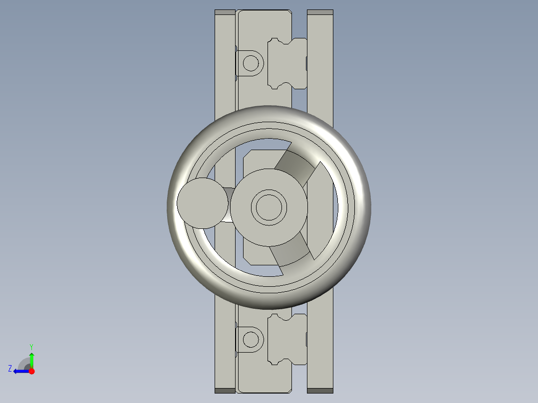 侧上下移动机构右视图