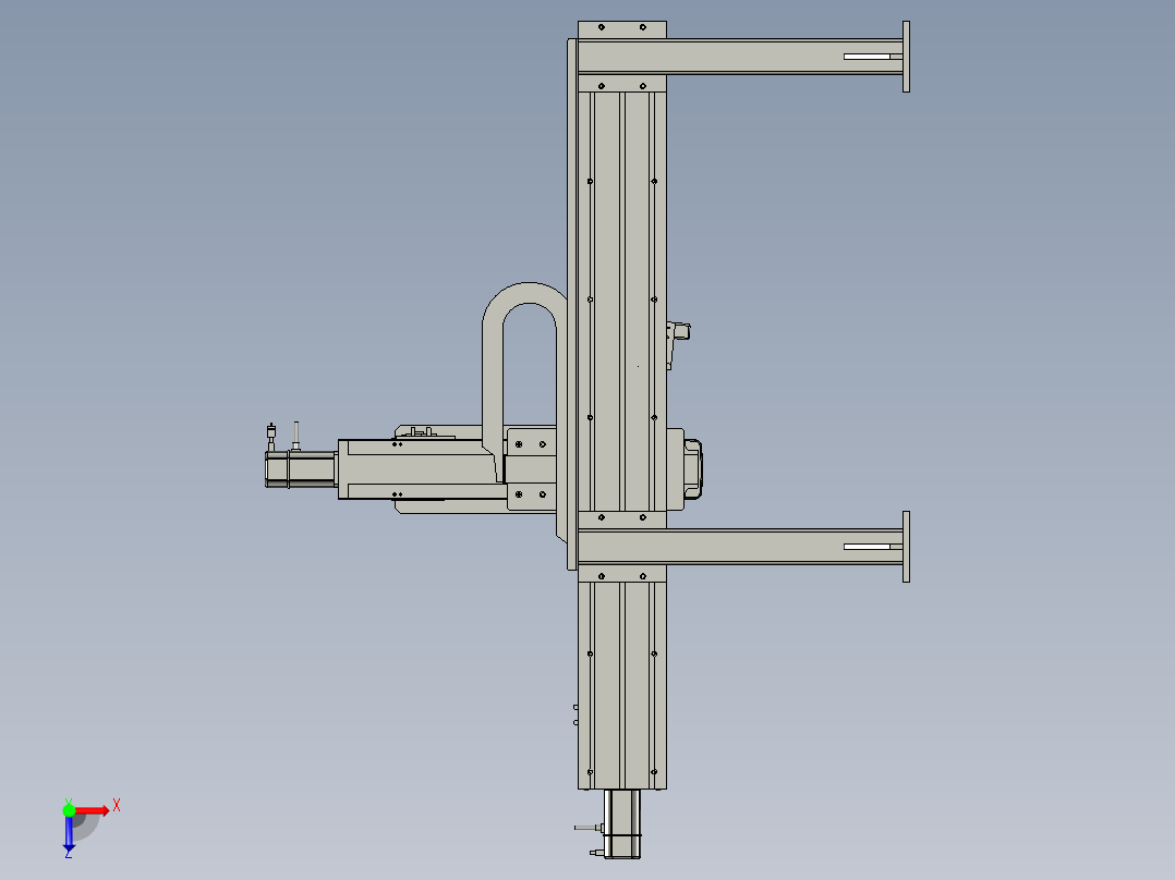 CZXD2401-11电池上料机械手1俯视图