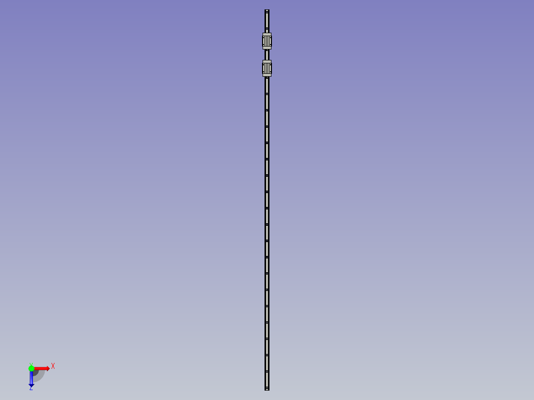 HGH-15CA-线轨2俯视图