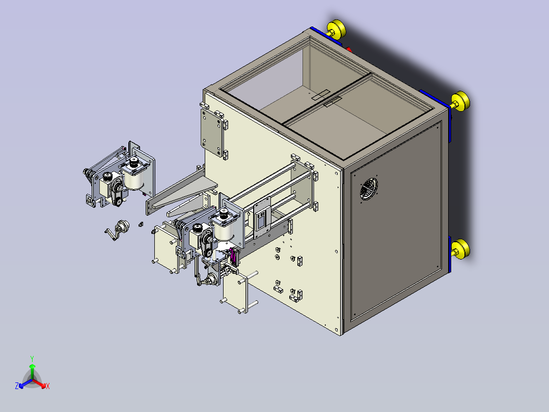 自动打铆钉系统机主视图