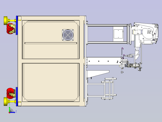 自动打铆钉系统机左视缩略图