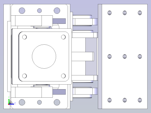 翻转机构左视缩略图