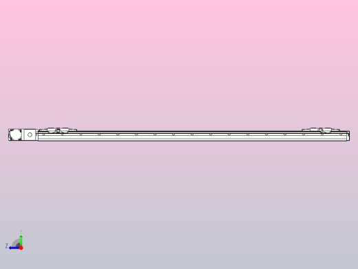 皮带直线轴双滑块型TPA-GCBS-120-P70-L600-QL-M20-N3右视缩略图