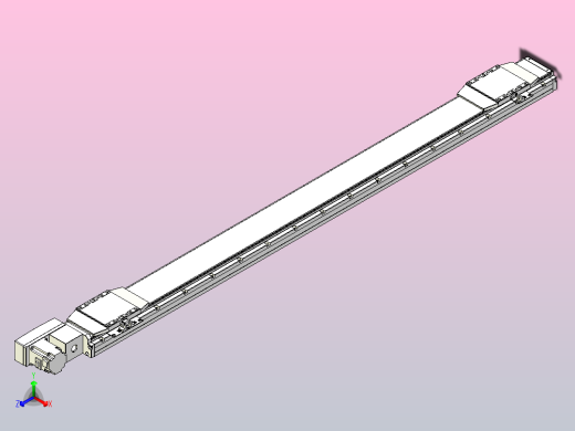 皮带直线轴双滑块型TPA-GCBS-120-P70-L600-QL-M20-N3正等轴测缩略图