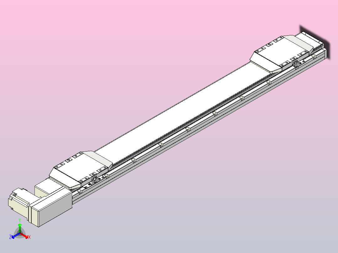 皮带直线轴双滑块型TPA-GCBS-150-P80-L425-QR-M75-N3主视图