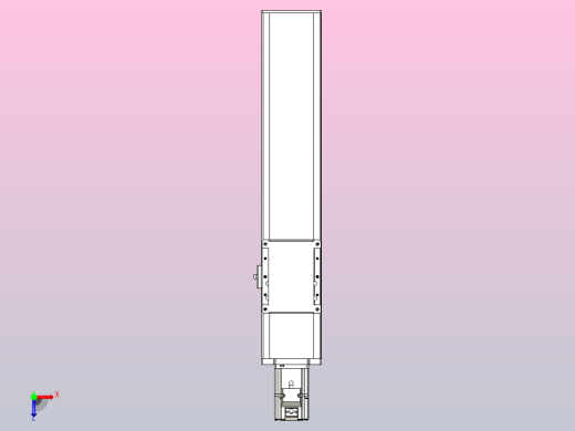 滚珠丝杠直线轴带导轨全封闭TPA-HCR-105D-1610C-L350-M-C-P40-N3俯视缩略图