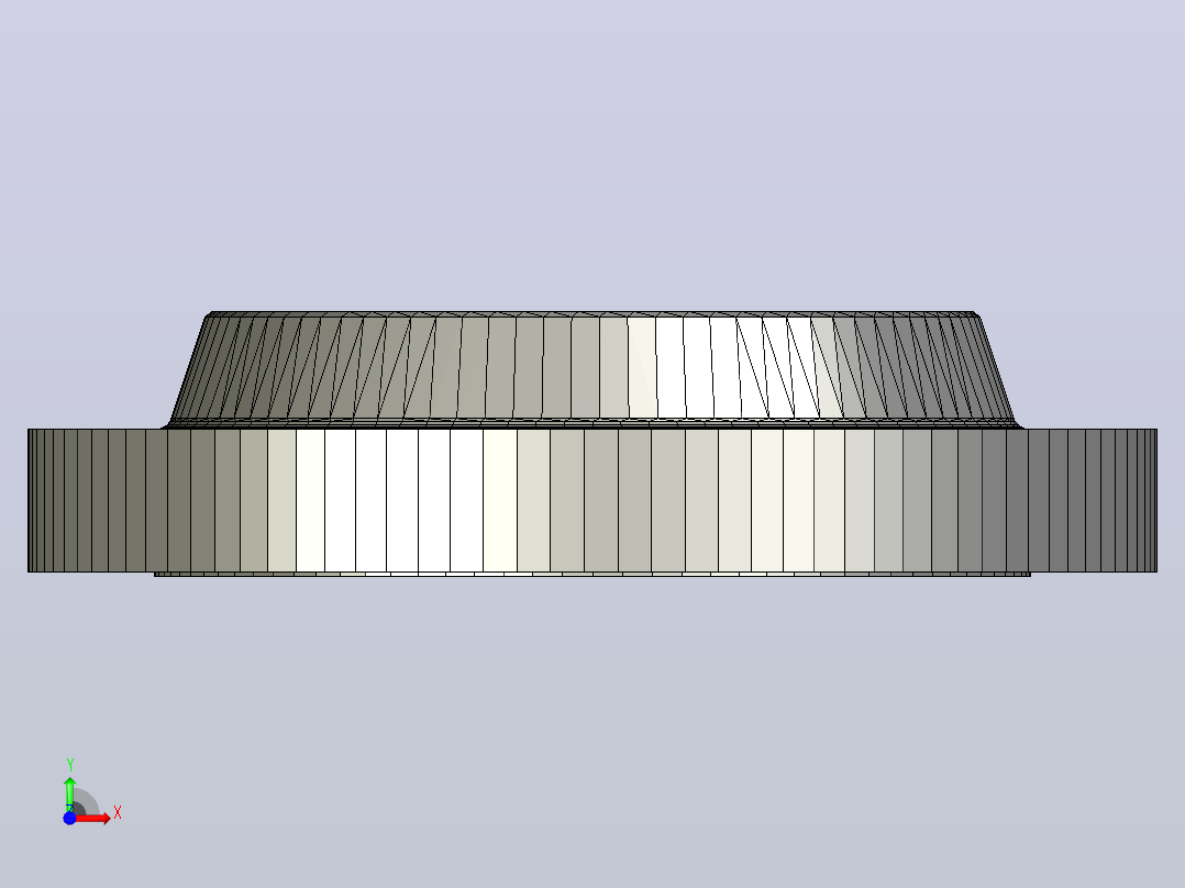 ASME B 16.47系列RFWN法兰大尺寸法兰26英寸至60英寸前视图