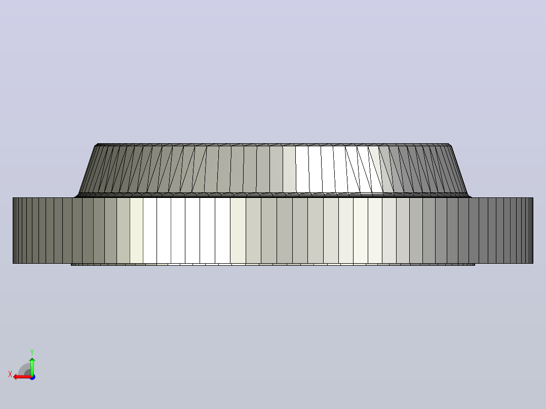 ASME B 16.47系列RFWN法兰大尺寸法兰26英寸至60英寸后视图