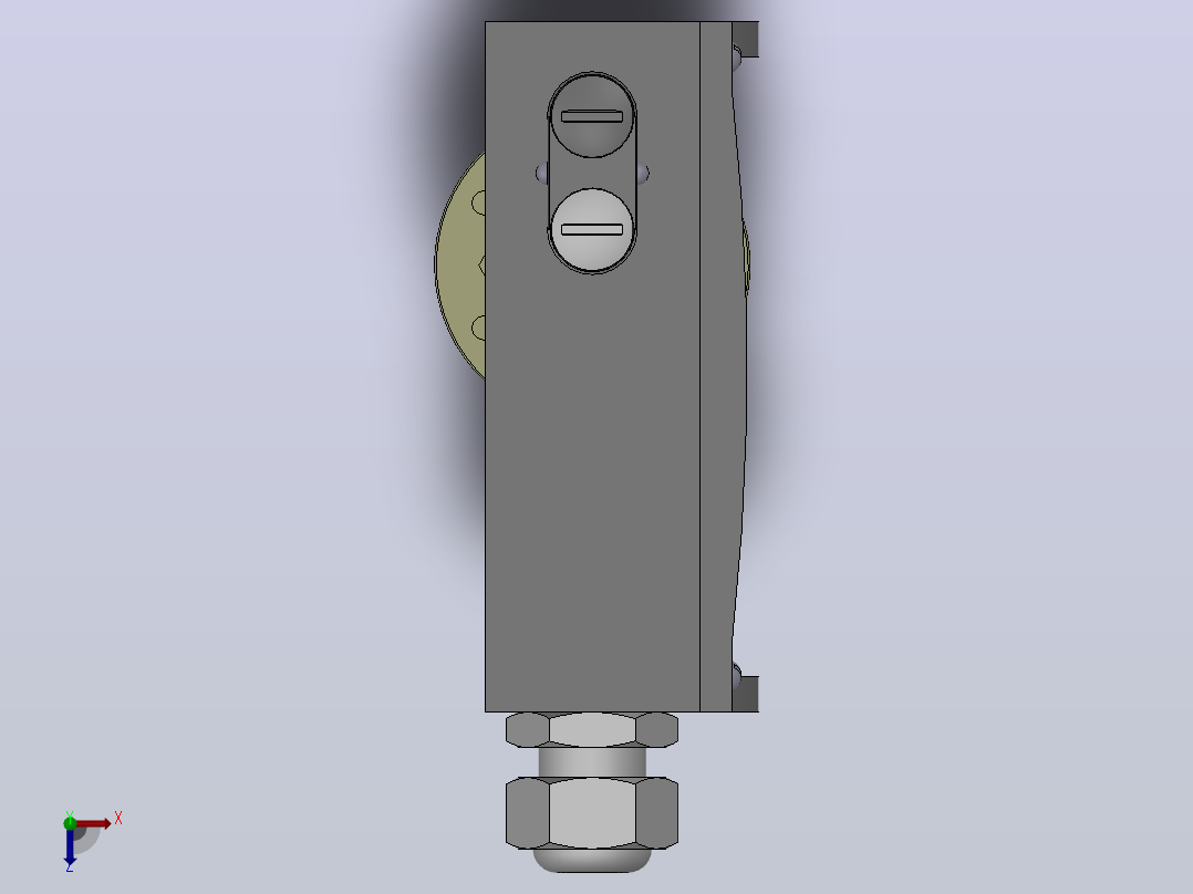 520╱7DD差压控制器[520／7DD差压控制器(0809100)]俯视图