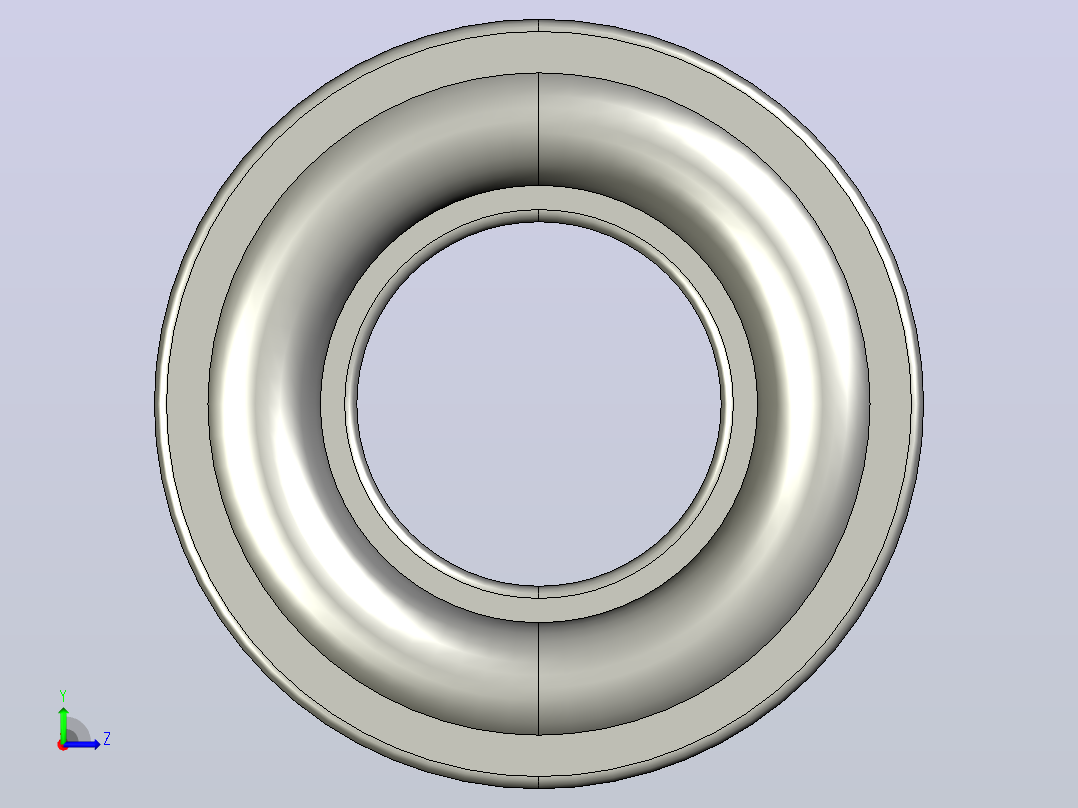 SKF自调心球轴承ball_bearing_2318_k_0左视图