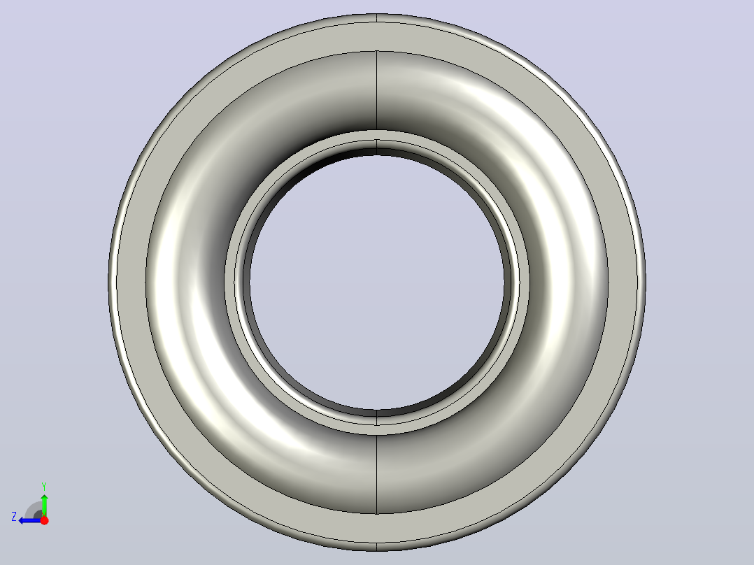 SKF自调心球轴承ball_bearing_2318_k_0右视图