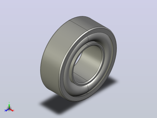 SKF自调心球轴承ball_bearing_2318_k_0正等轴测缩略图