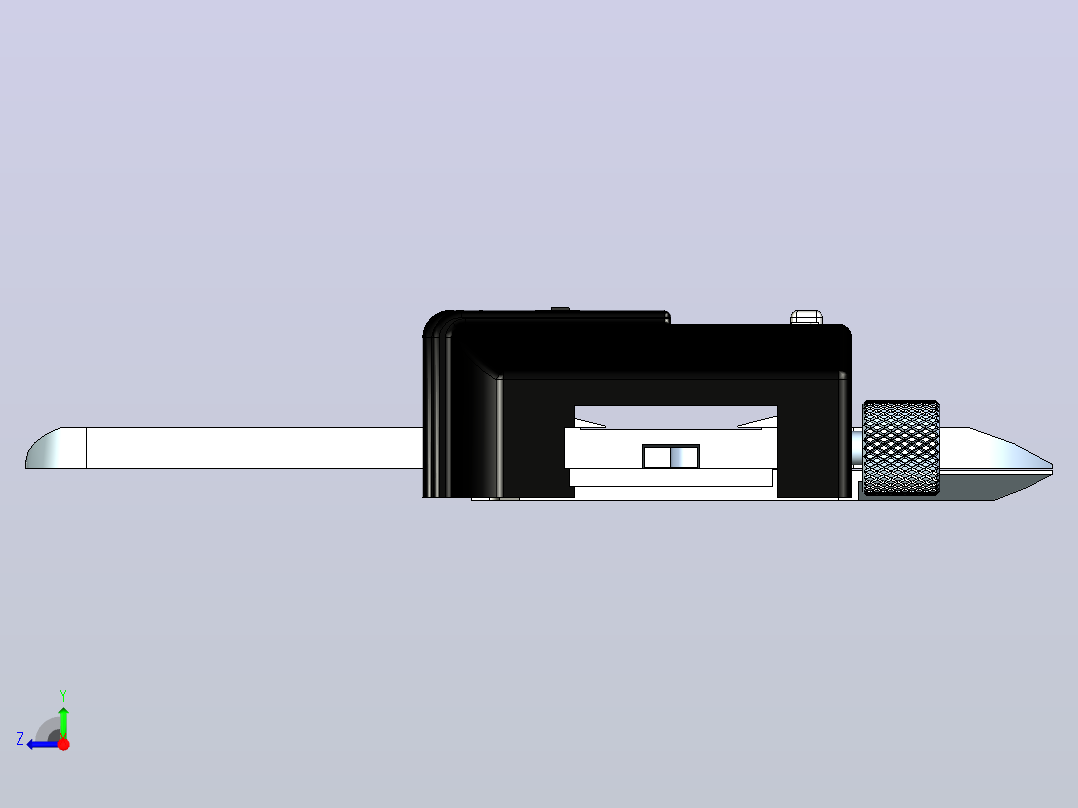 150mm数字米图托约卡尺右视图
