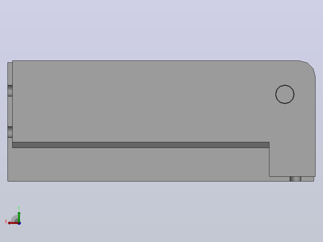 24V开关电源150W后视图