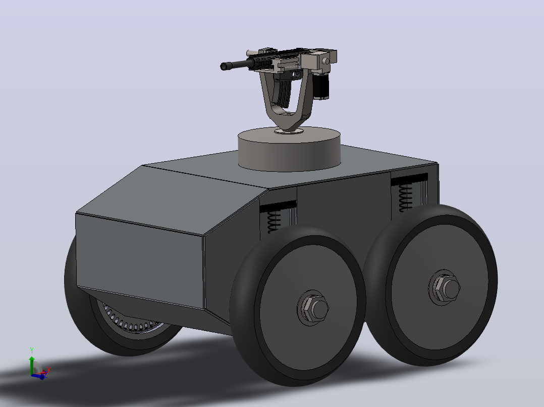 迷你 Ugv 原型机主视图