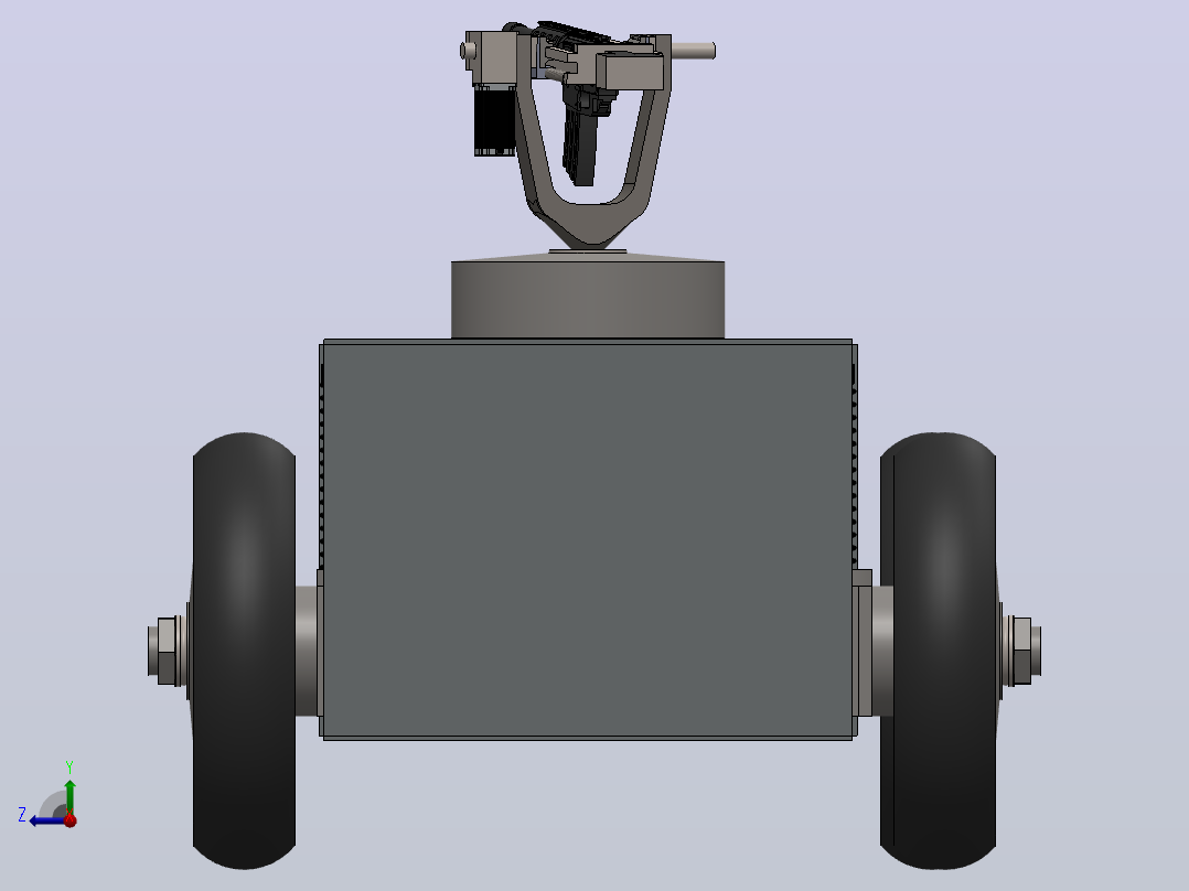 迷你 Ugv 原型机右视图