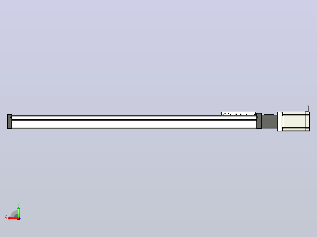 FSL120 直线模组[FSL120-E900-10C7-BC-B86]后视图