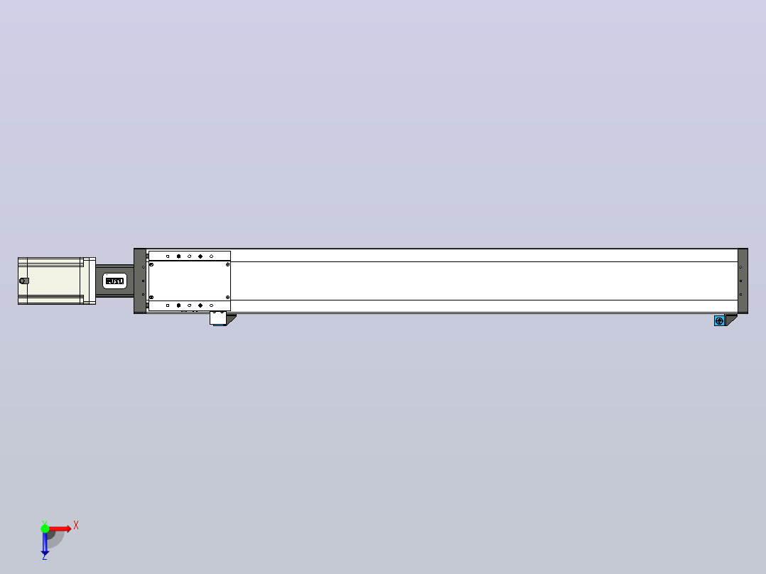 FSL120 直线模组[FSL120-E900-10C7-BC-B86]俯视图