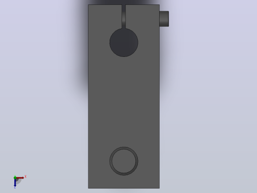 连接杆型惰轮张力调整装置_DPARA-12-G50-b50-X50俯视缩略图