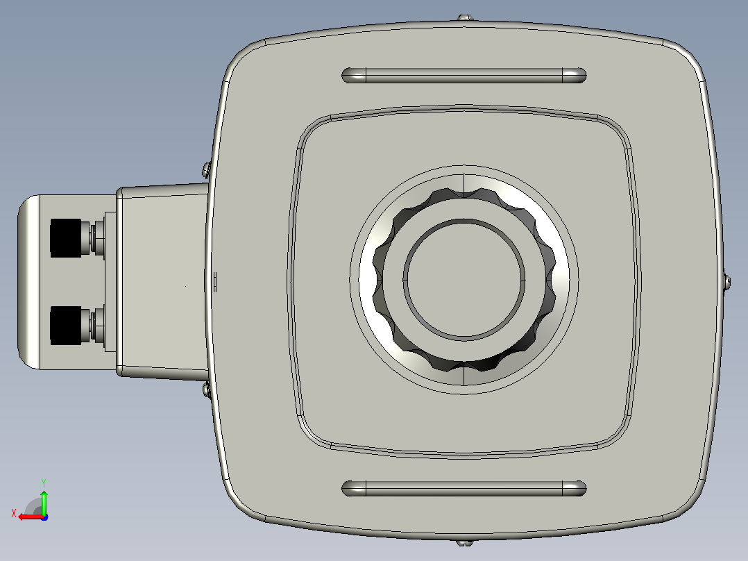 TDGC2-15接触调压器三维模型202011后视图