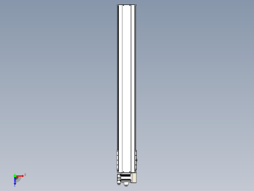 皮带直线轴半封闭可选导轨TPA-HNB-220D-176-L1550-RU-Y-P1K-N3俯视缩略图