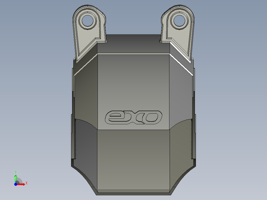 solidworks 电动车移动前叶子板前视图