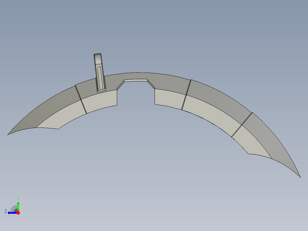 solidworks 电动车移动前叶子板右视图