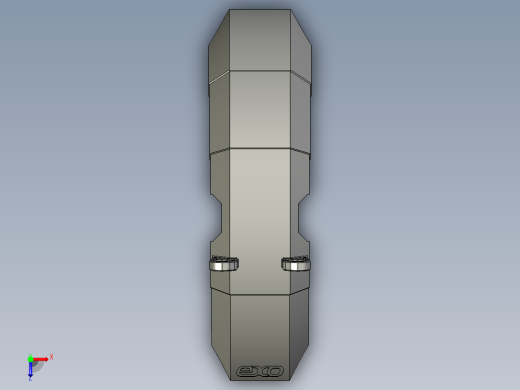 solidworks 电动车移动前叶子板俯视缩略图