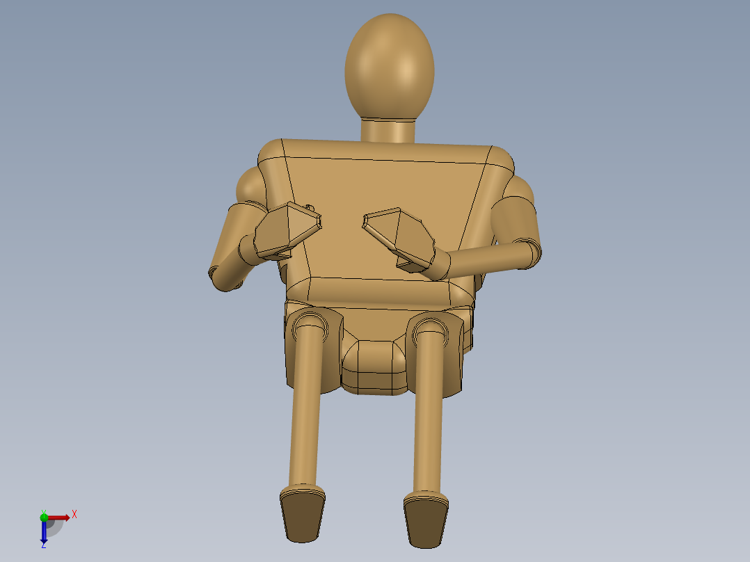 solidworks 假体俯视图