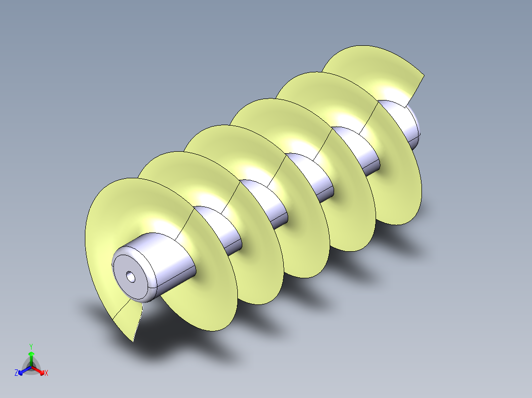 catia 螺旋轴设计